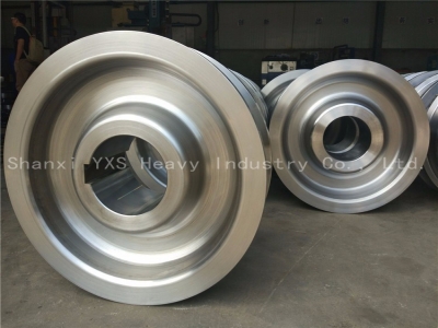 Driving and Driven Forged Wheels for Overhead Crane Driving Sheave for Gantry Crane